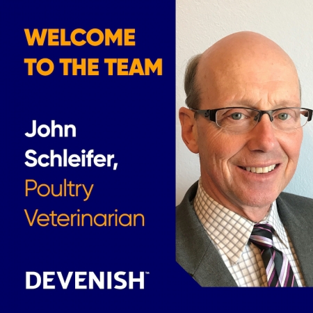Dr John Schleifer joins the Devenish Poultry Team in North America!