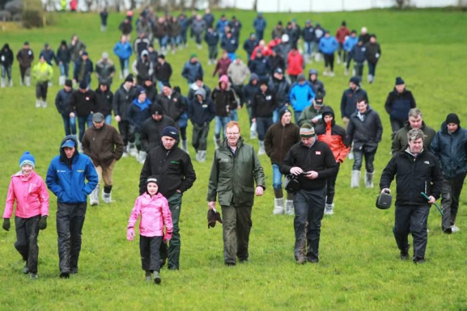 Over 100 farmers braved the elements for Dairylink walk in wet west Tyrone