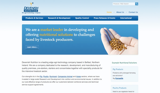 Devenish Nutrition launches a new website